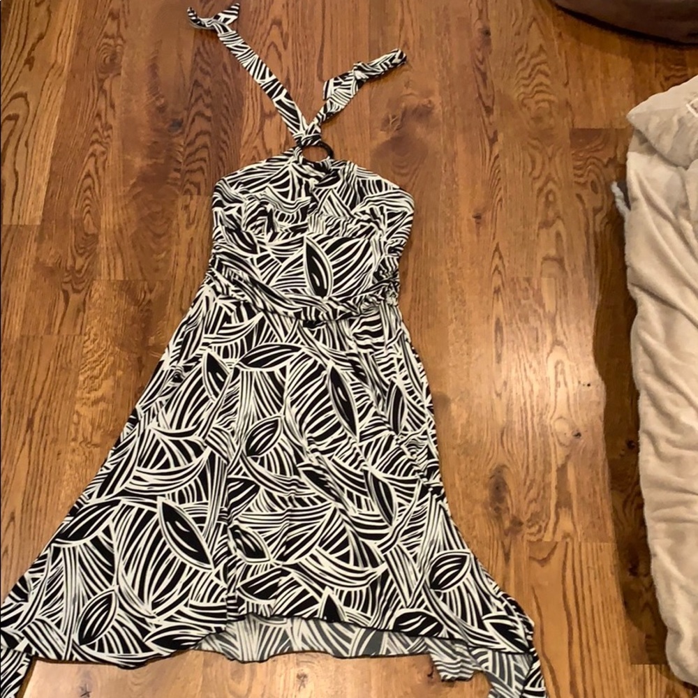 Black and white dress